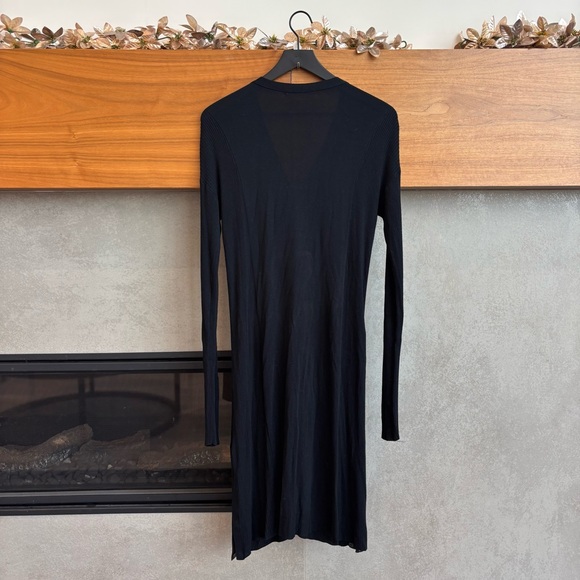 ADEAM Black Cardigan Dress, Size L - Picture 16 of 16